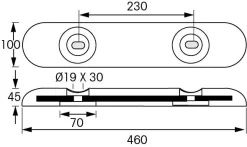 Anodes Barreau à Boulonner Aluminium Plastimo -Sport Marin Soldes 177390