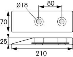 Anodes Pour Flaps Zinc Plastimo -Sport Marin Soldes 476510 1