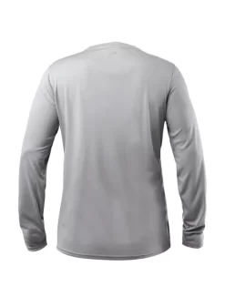 Top UVActive Zhik 21 Top UVActive Zhik -Sport Marin Soldes mens uvactive ls top grey web back 1 1
