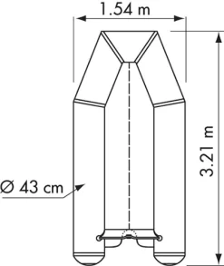Annexe Gonflable Fun II 320 VB Plastimo -Sport Marin Soldes schema 04 13